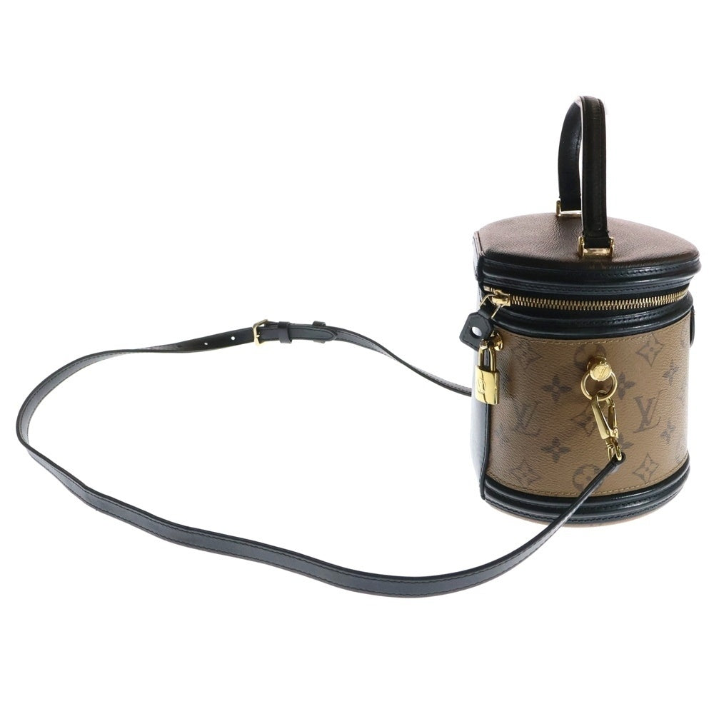 LOUIS VUITTON(ルイヴィトン) モノグラムリバース カンヌ ブラウン ショルダーバッグ ハンドバッグ バニティバッグ M43986