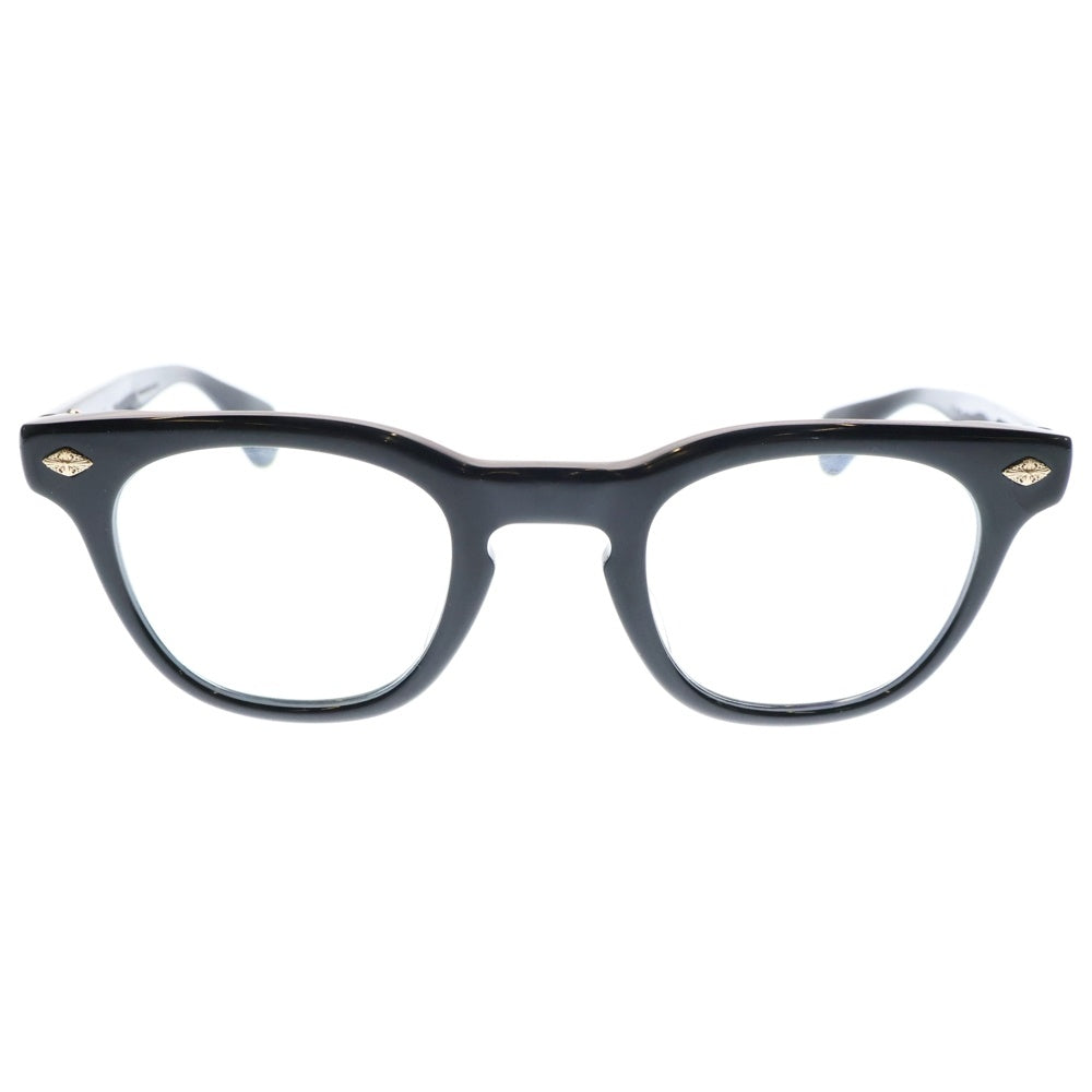 CHROME HEARTS(クロムハーツ) PANTY HO パンティー ホー ウェリントンフレーム クリアレンズ メガネ 眼鏡 アイウェア ブラック/ゴールド