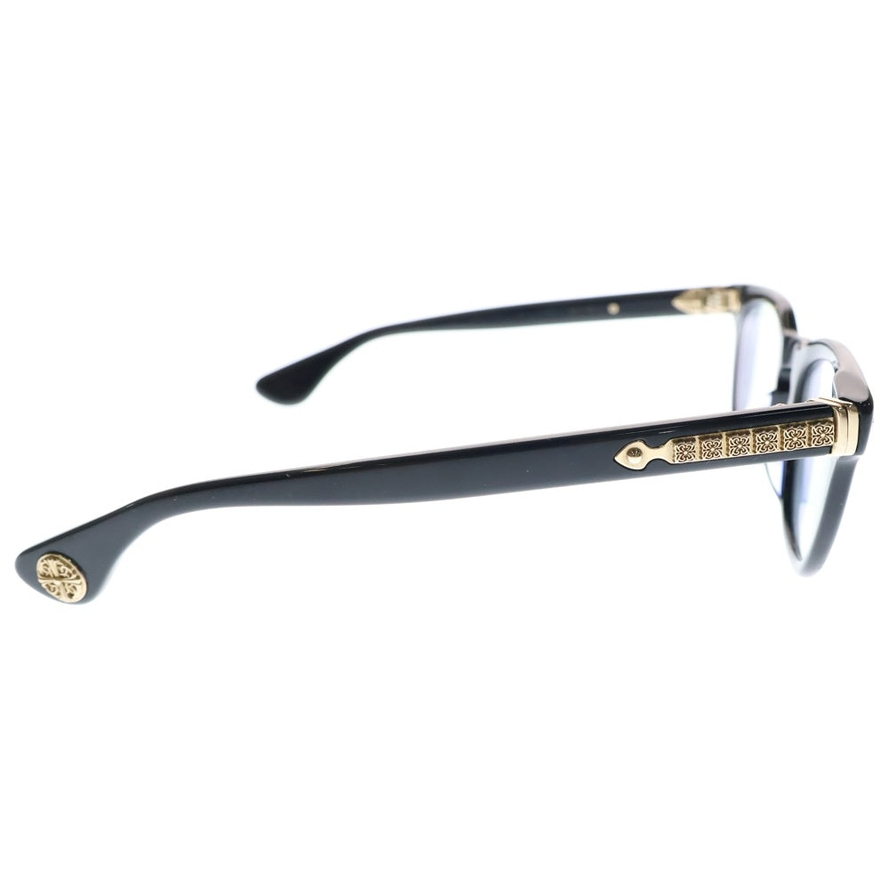 CHROME HEARTS(クロムハーツ) PANTY HO パンティー ホー ウェリントンフレーム クリアレンズ メガネ 眼鏡 アイウェア ブラック/ゴールド