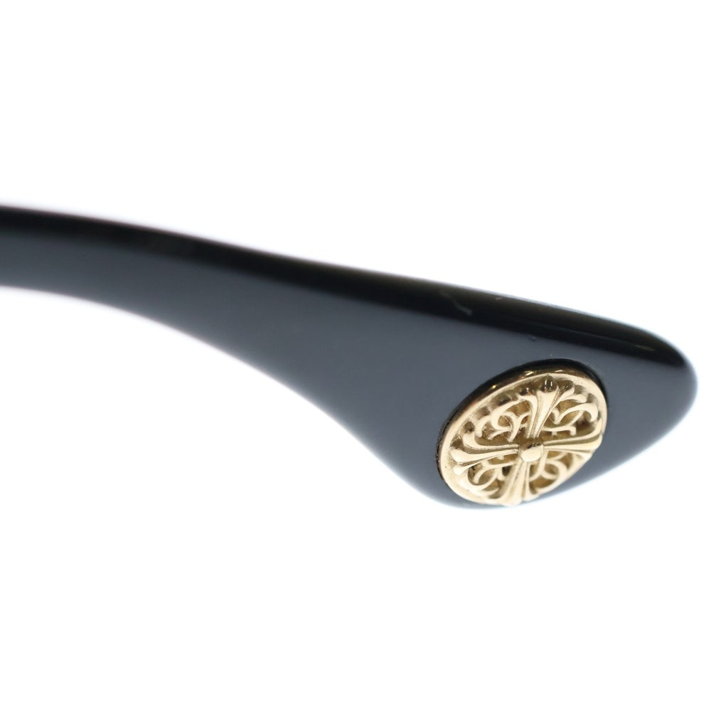 CHROME HEARTS(クロムハーツ) PANTY HO パンティー ホー ウェリントンフレーム クリアレンズ メガネ 眼鏡 アイウェア ブラック/ゴールド