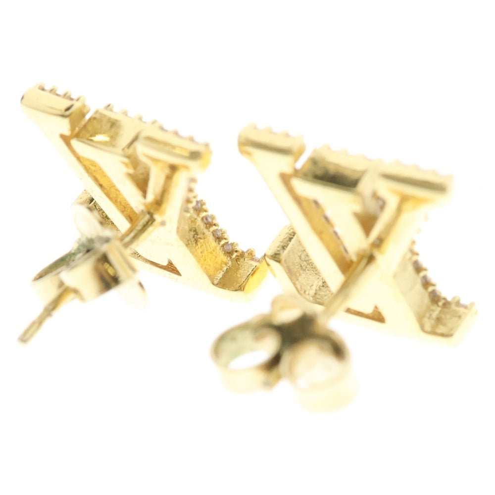 LOUIS VUITTON(ルイヴィトン) アイコニックストラス ピアス イヤーアクセサリー ゴールド GP M00609