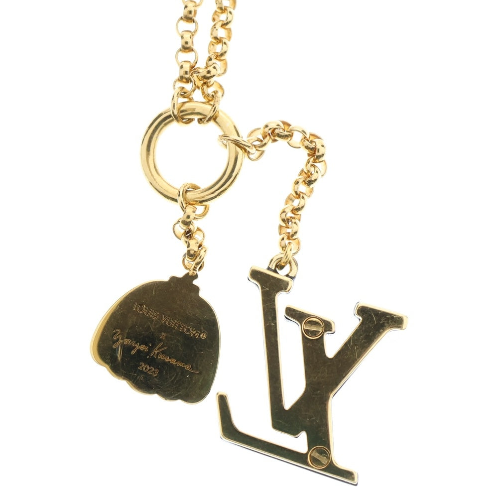 LOUIS VUITTON(ルイヴィトン) コリエ LVアイコニックインフィニティドット ネックレス ペンダント チェーン ゴールド GP M01079