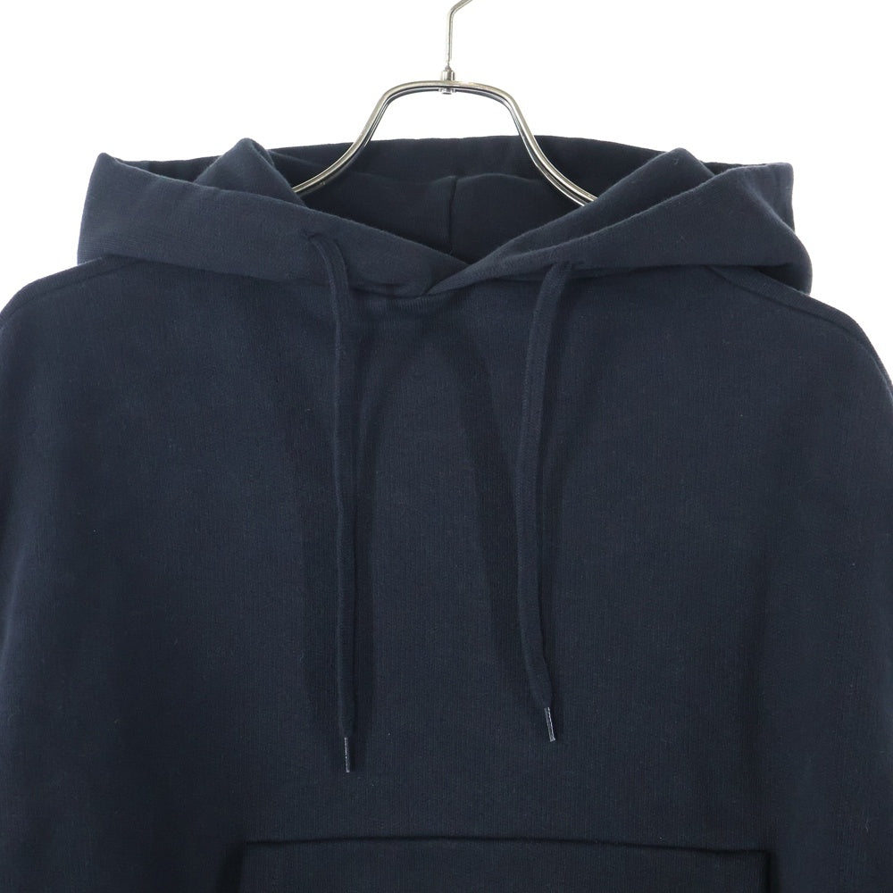 VETEMENTS(ヴェトモン) 18SS Tape Hoodie テープ デザイン カットオフ クロップド プルオーバースウェットパーカー フーディー ブラック レディース WSS18TR26