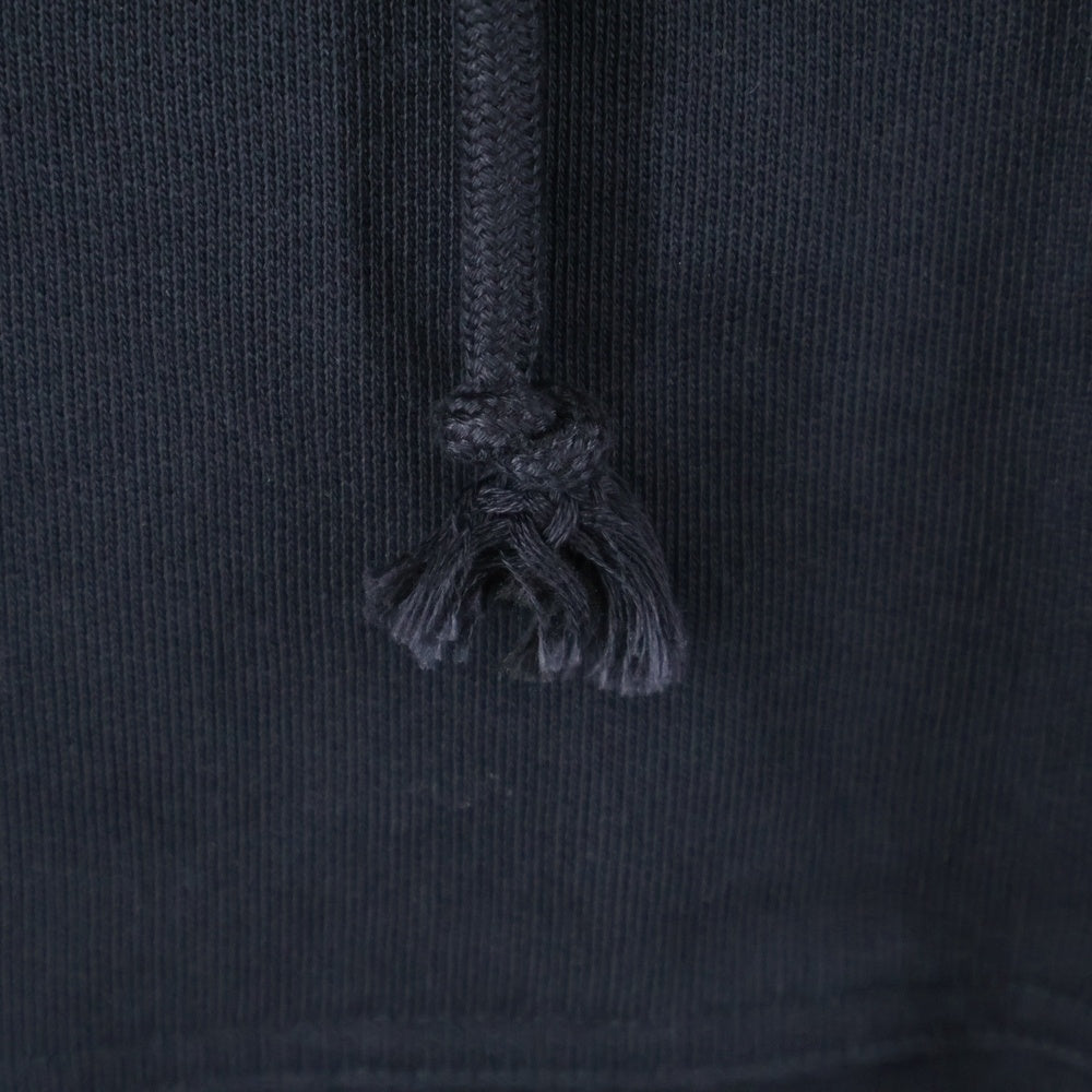 RAF SIMONS(ラフシモンズ) 17SS Asymmetric oversized Vultures cape hoodie アシンメトリック オーバーサイズ ヴァルチャーズ ケープ プルオーバースウェットパーカー ブラック 171.185