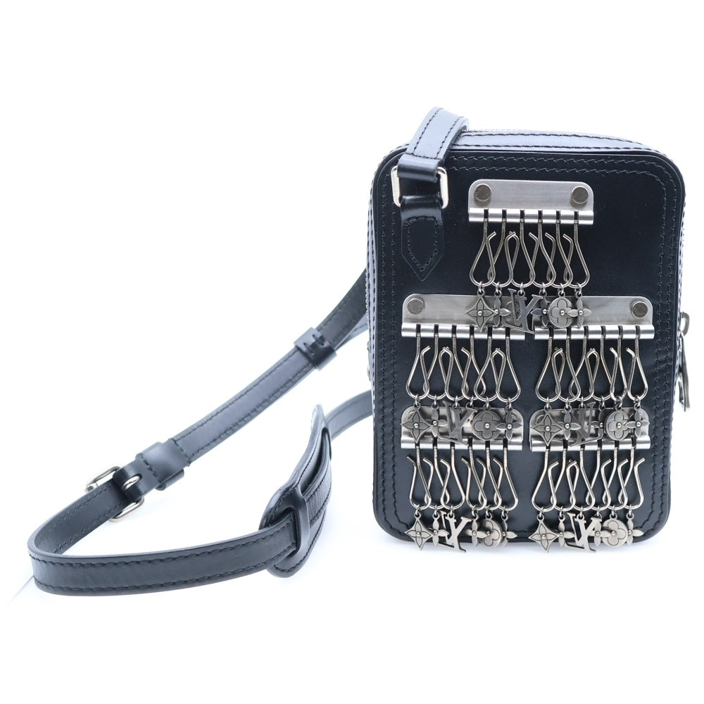 LOUIS VUITTON(ルイヴィトン) ダヌーブ メッセンジャー ショルダーバッグ ブラック レザー M53975