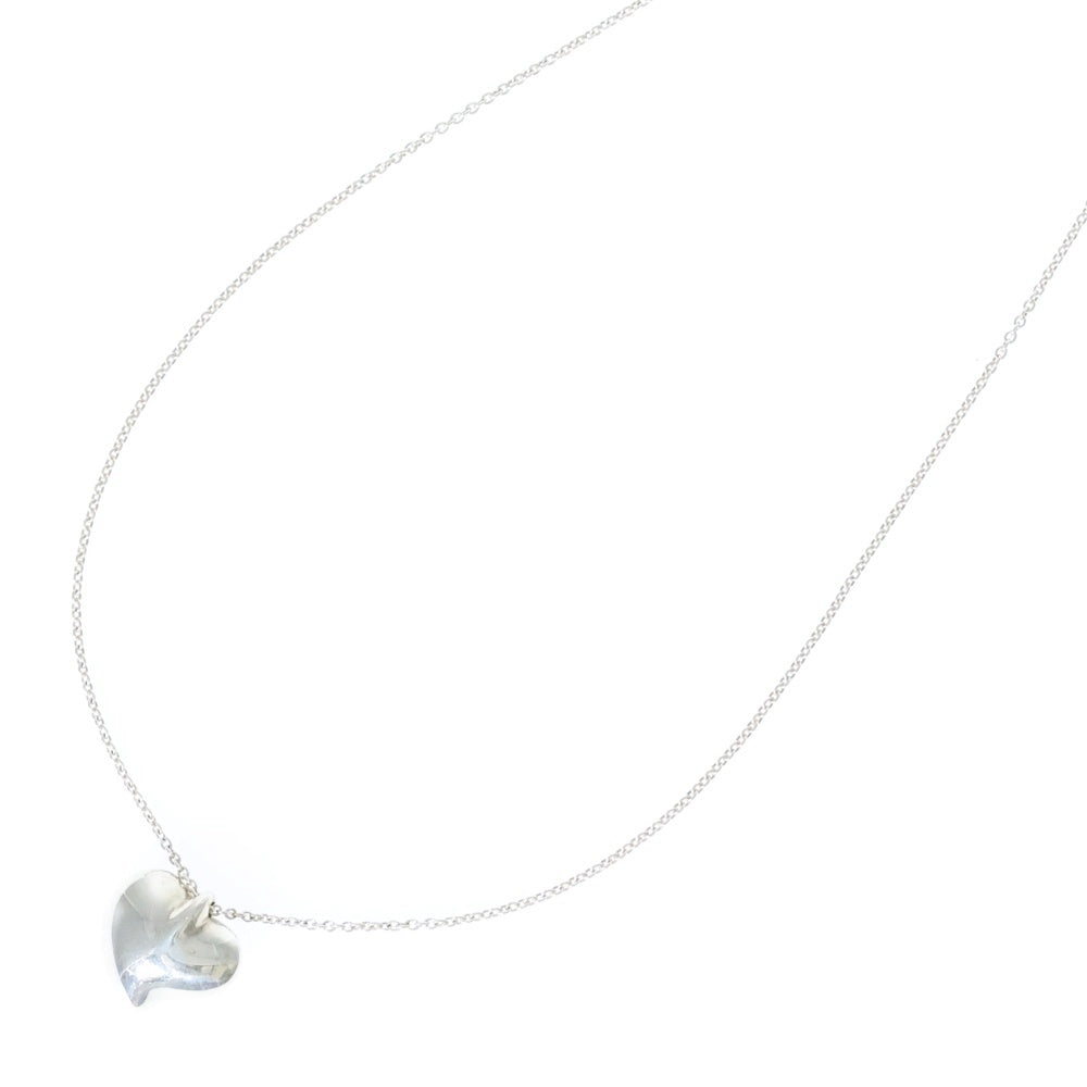 TIFFANY&Co(ティファニー) カーブドハート ネックレス ペンダント チェーン シルバー SV925 4.5g