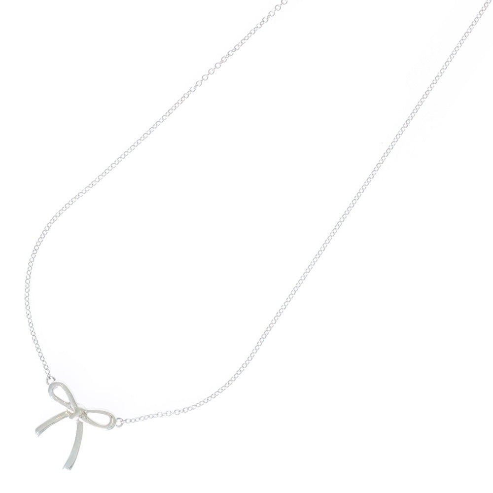TIFFANY&Co(ティファニー) リボントップ ネックレス ペンダント チェーン シルバー SV925 2.0g