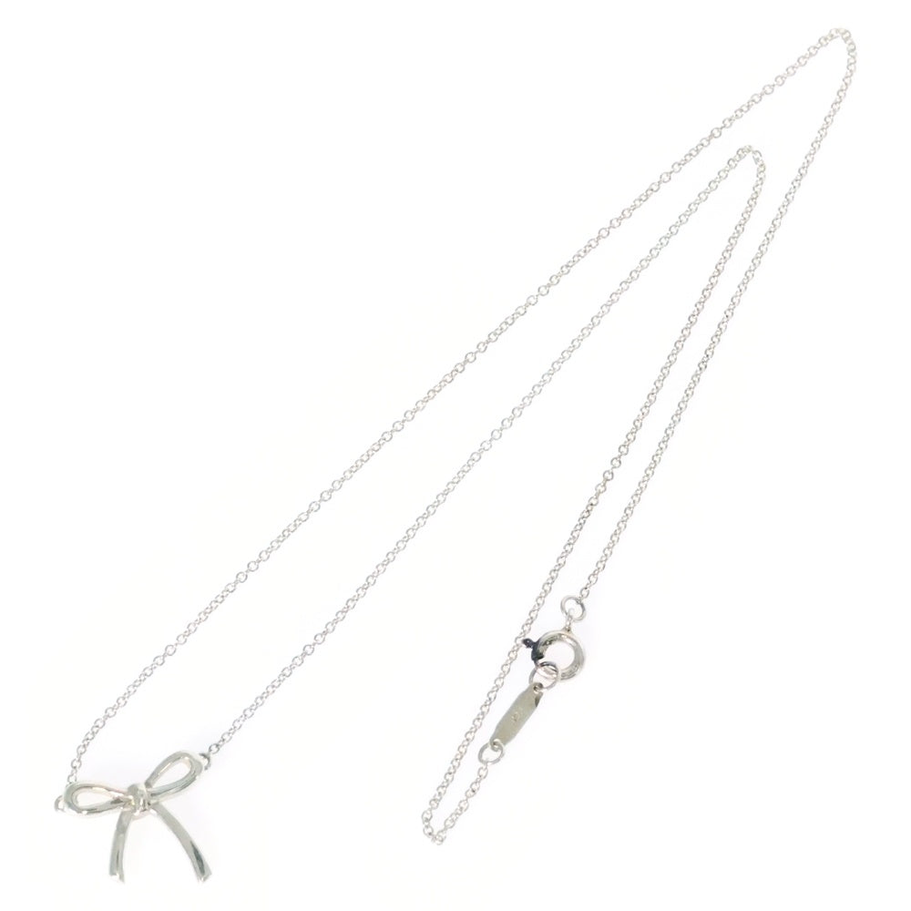 TIFFANY&Co(ティファニー) リボントップ ネックレス ペンダント チェーン シルバー SV925 2.0g
