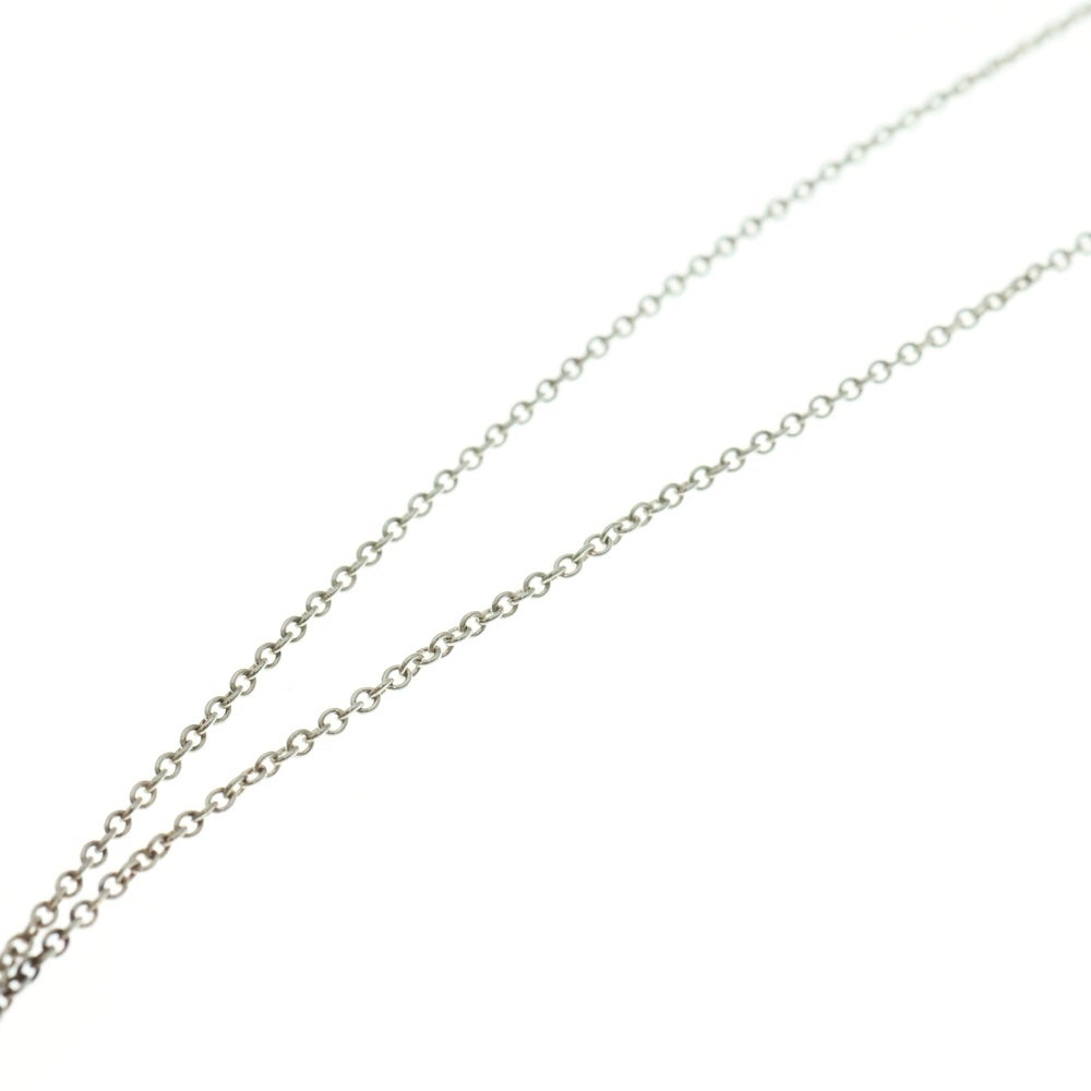 TIFFANY&Co(ティファニー) パロマピカソ ラビングハート 1Pピンクサファイア付チェーンネックレス SV925 シルバー レディース