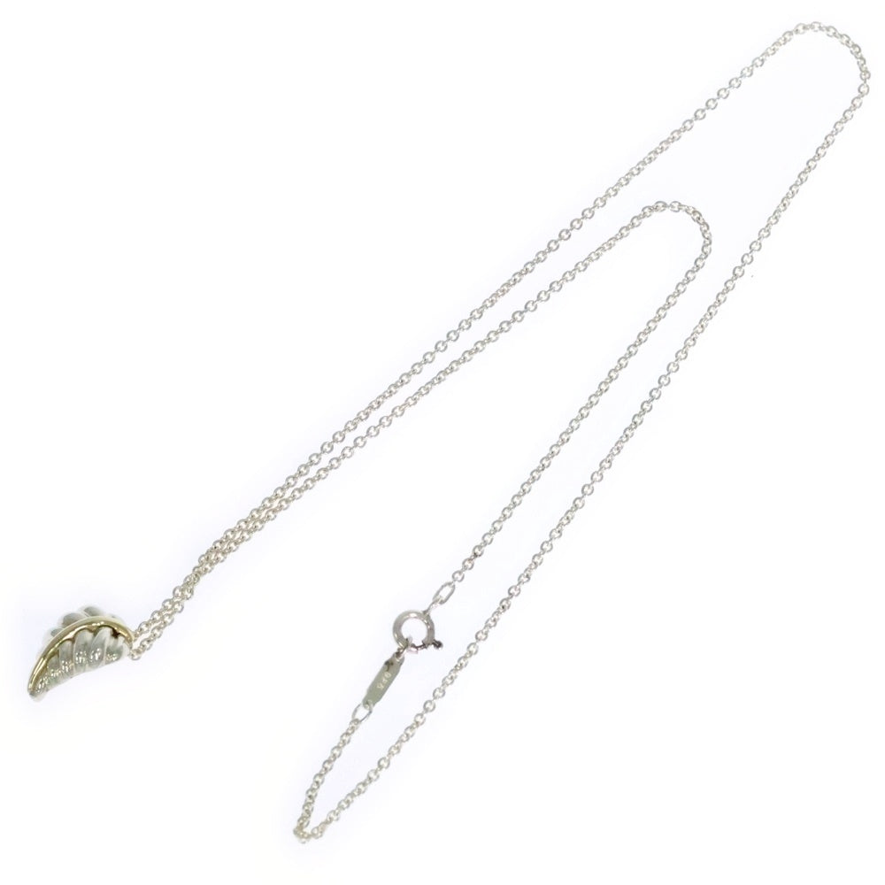 TIFFANY&Co(ティファニー) リーフモチーフ チェーンネックレス SV925/K18 シルバー/ゴールド レディース