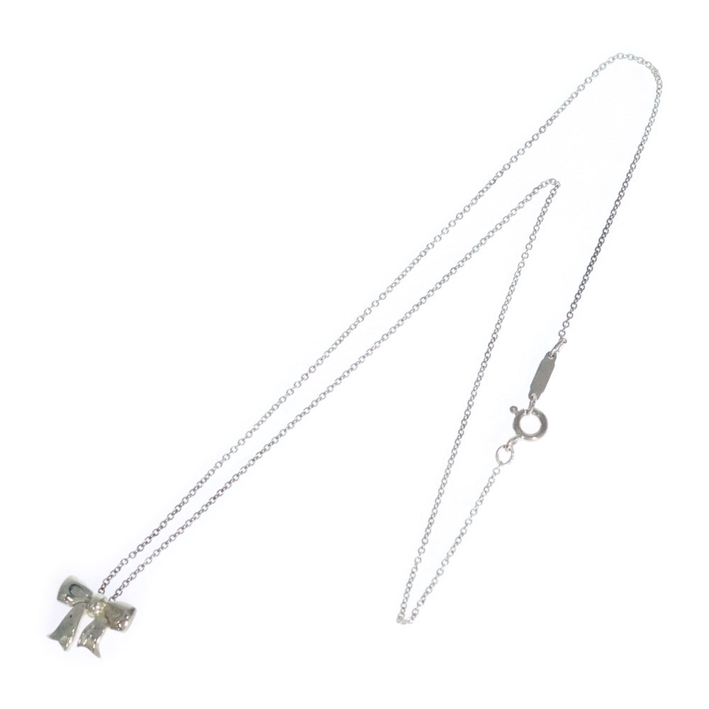 TIFFANY&Co(ティファニー) リボンモチーフ チェーンネックレス SV925 シルバー レディース