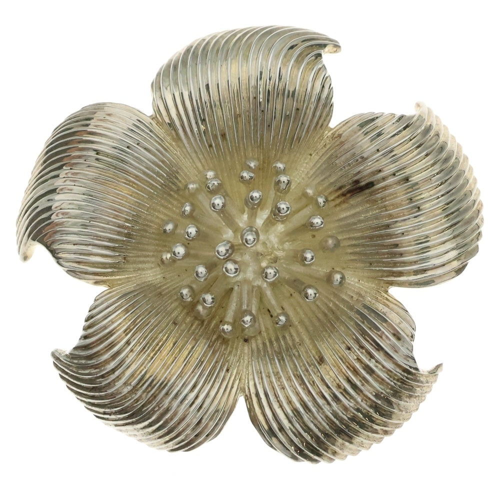 TIFFANY&Co(ティファニー) フラワーモチーフ ブローチ ピンバッジ シルバー