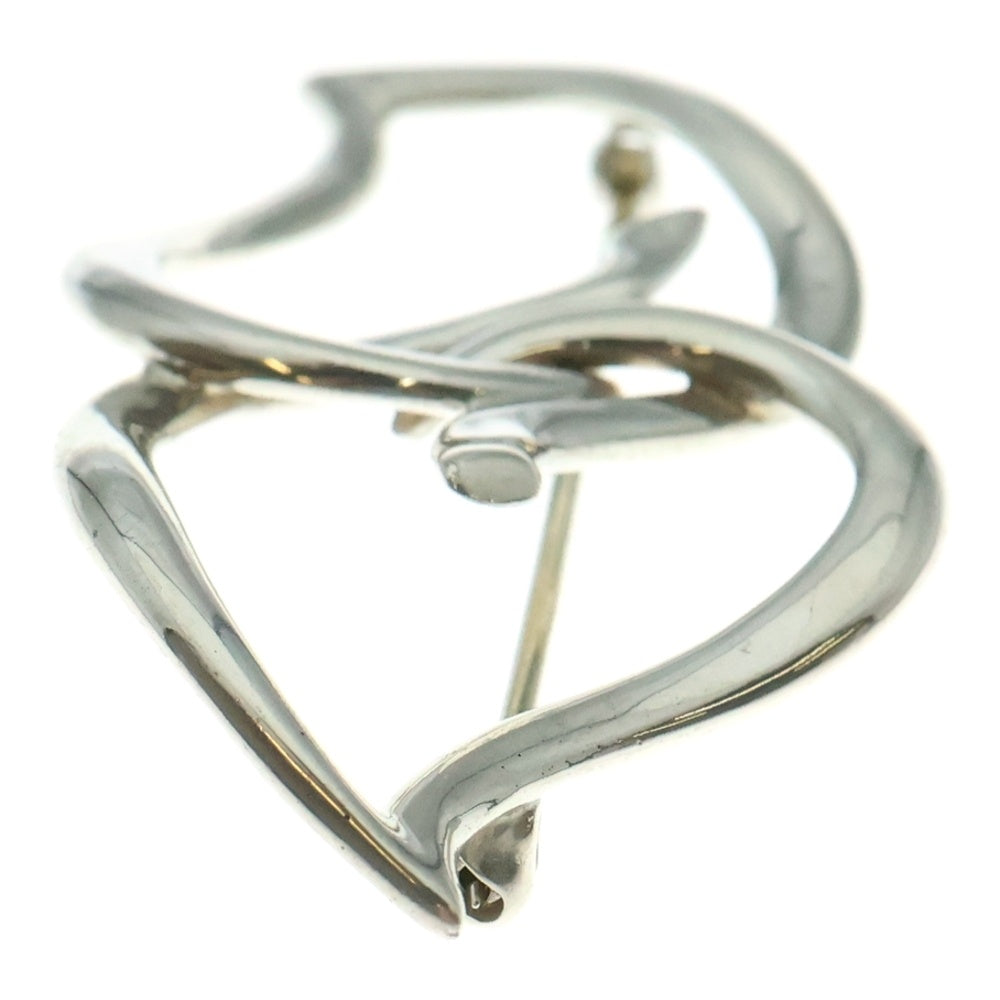TIFFANY&Co(ティファニー) ダブルリーフ ブローチ ピンバッジ シルバー