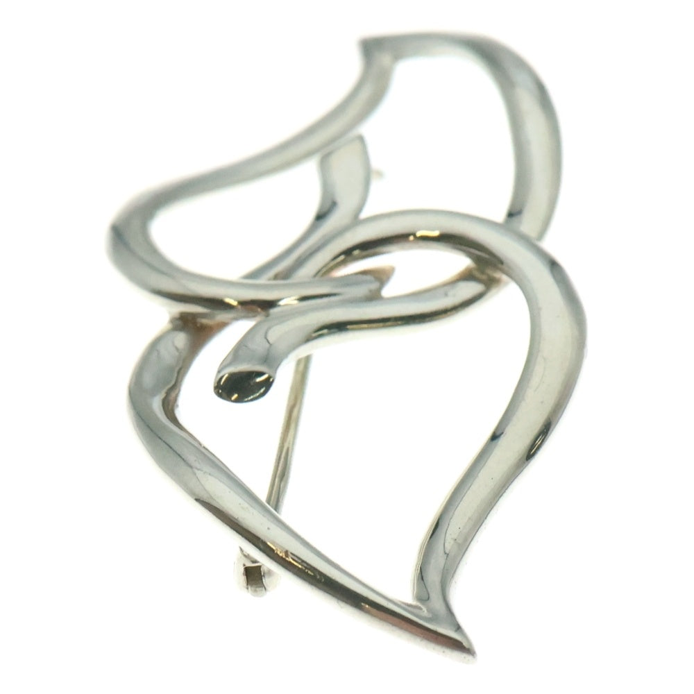 TIFFANY&Co(ティファニー) ダブルリーフ ブローチ ピンバッジ シルバー