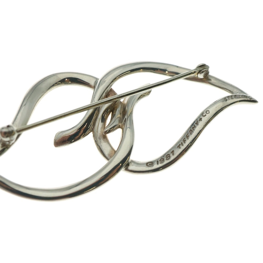 TIFFANY&Co(ティファニー) ダブルリーフ ブローチ ピンバッジ シルバー