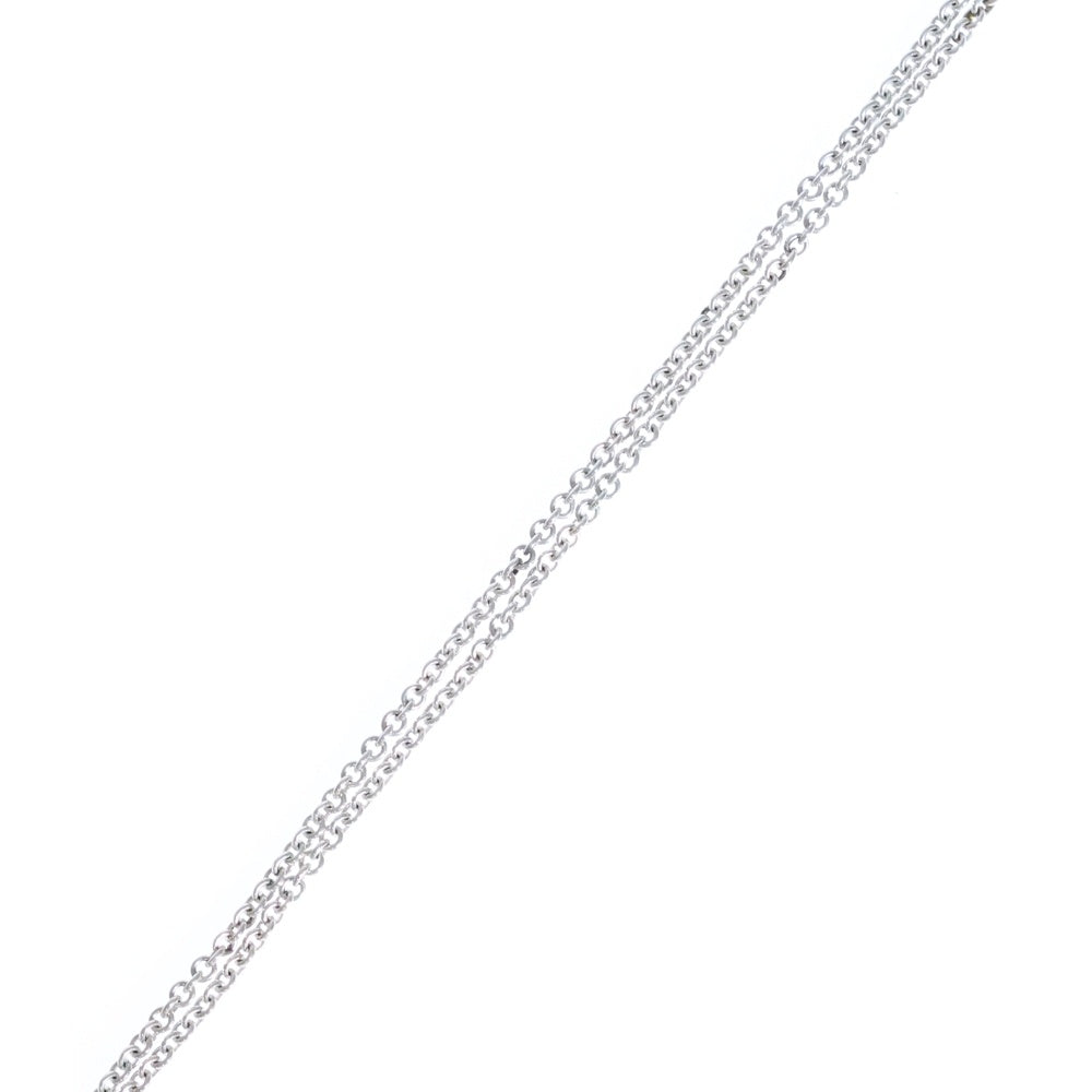 TIFFANY&Co(ティファニー) トリプルリボン ネックレス ペンダント チェーン シルバー×ゴールド SV925/K18 5.7g