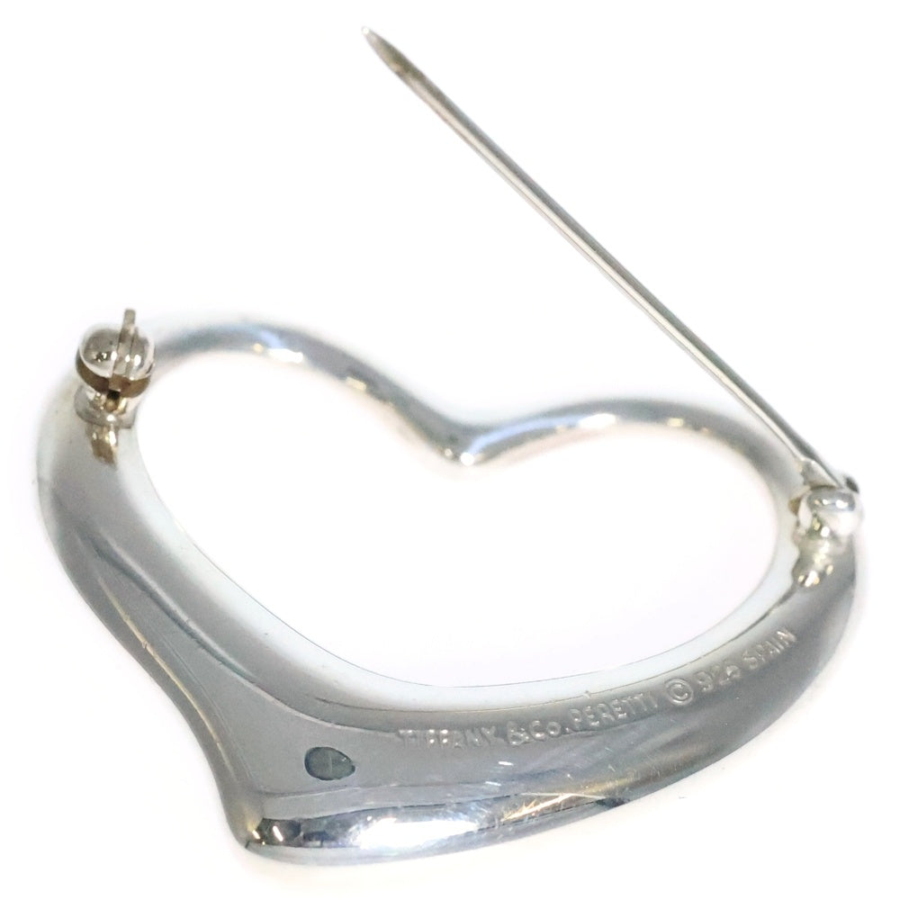 TIFFANY&Co(ティファニー) オープンハート ブローチ ピンバッジ シルバー SV925 14.4g