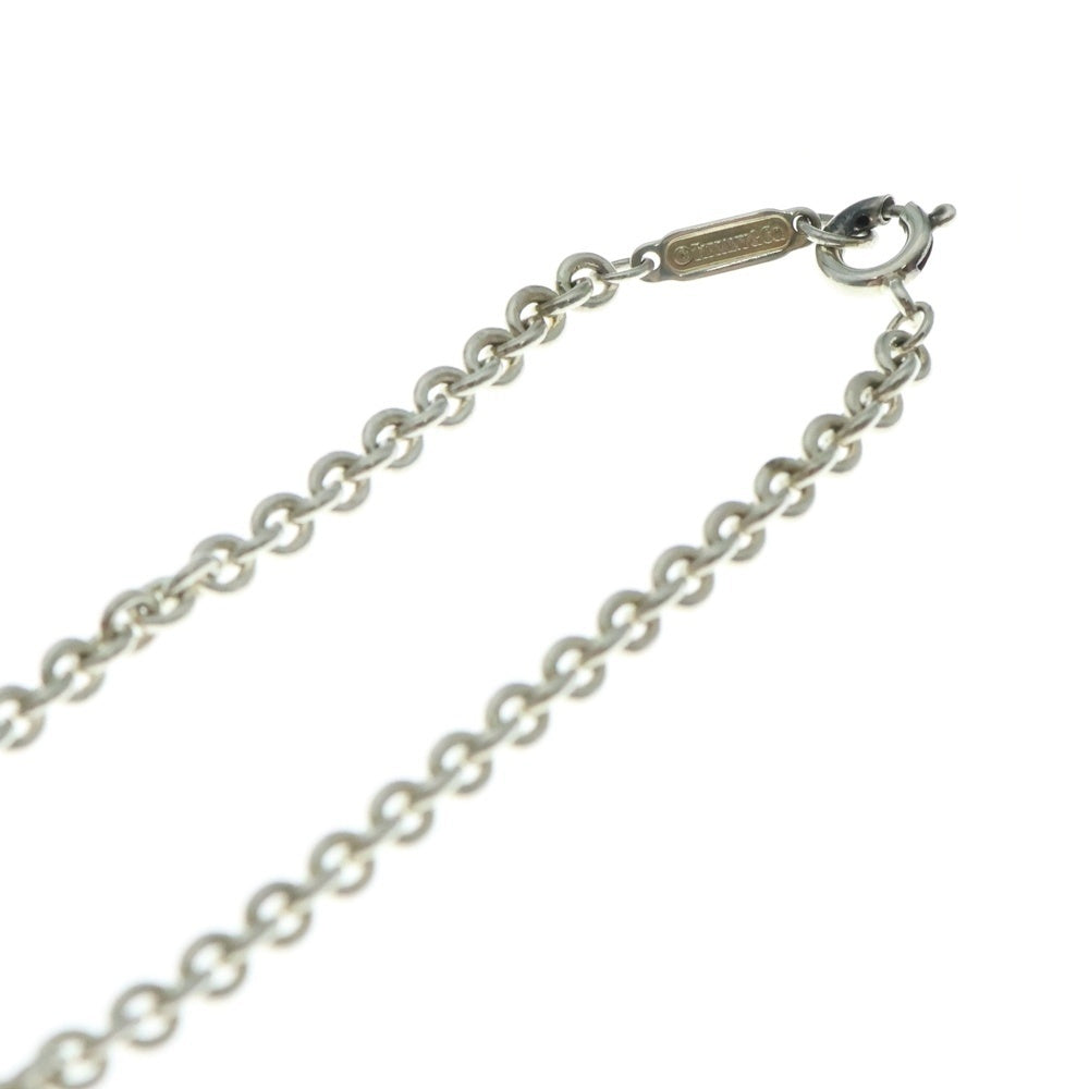 TIFFANY&Co(ティファニー) メトロポリスネックレス プレート ペンダント シルバー チェーン