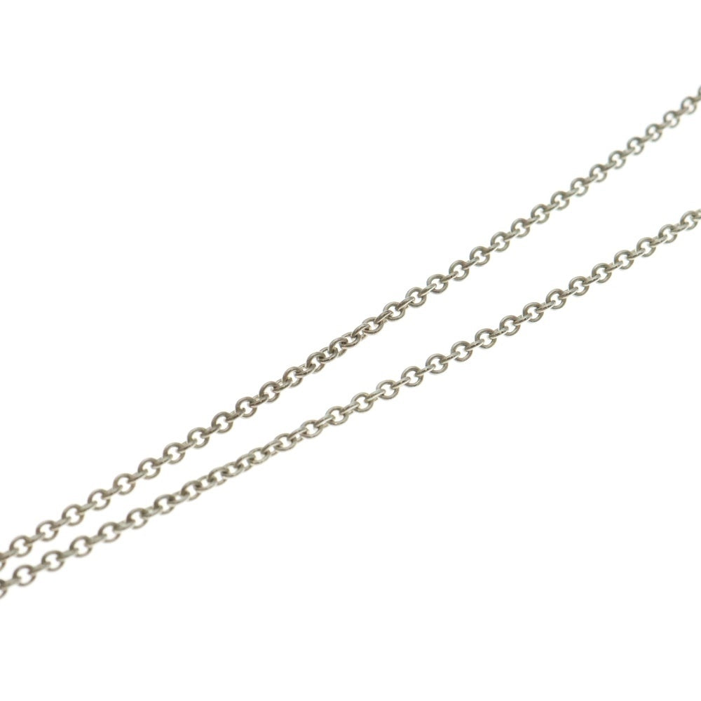 TIFFANY&Co(ティファニー) ハートリボンネックレス ペンダント チェーン シルバー×ゴールド SV925/K18 5.4g