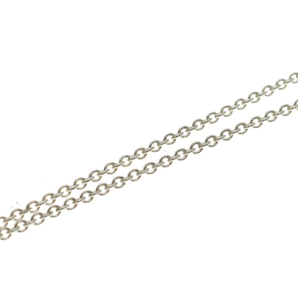 TIFFANY&Co(ティファニー) オープンハートラリアットパール チェーンネックレス SV925 シルバー レディース