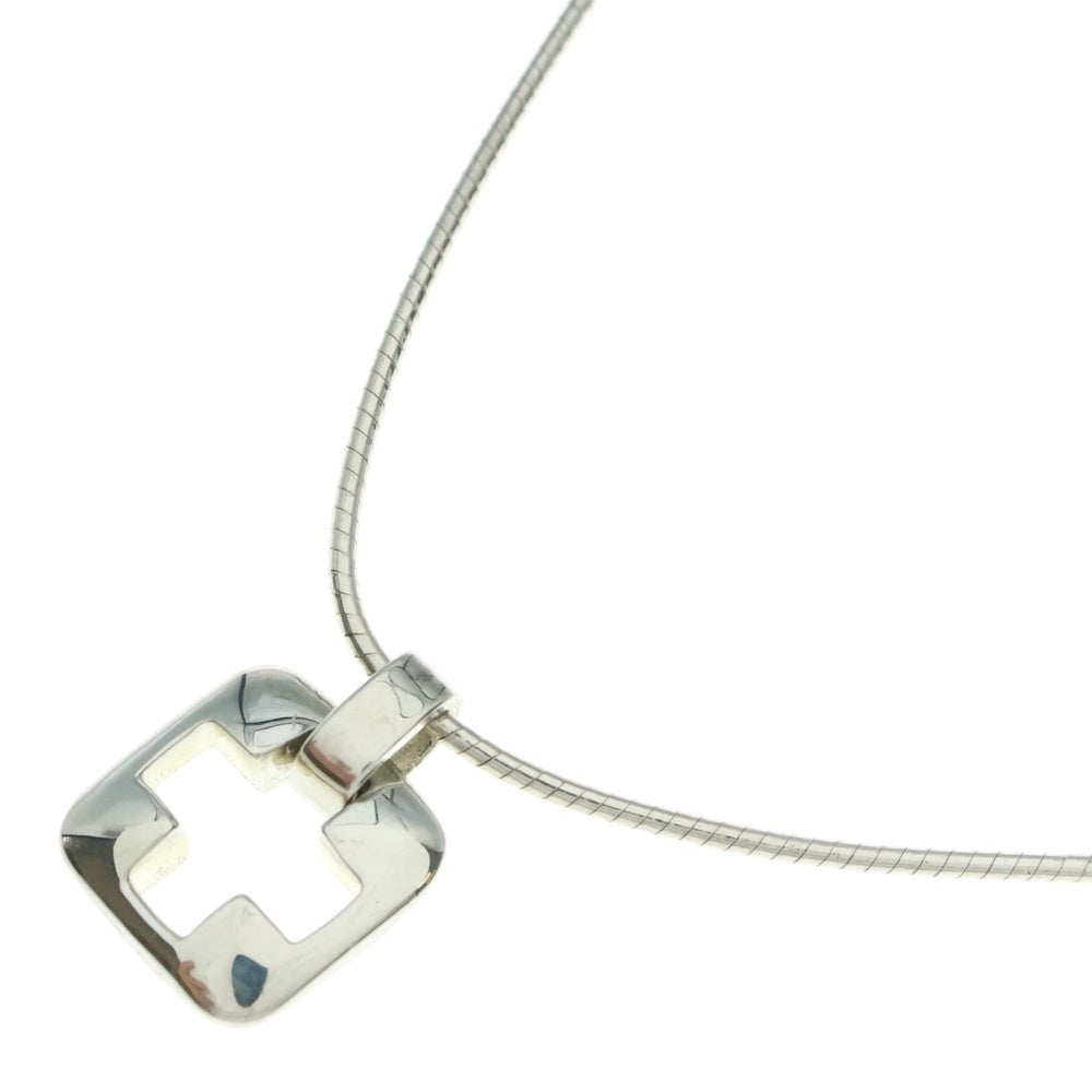 TIFFANY&Co(ティファニー) オープンクロス ネックレス ペンダント スネークチェーン シルバー SV925 6.5g