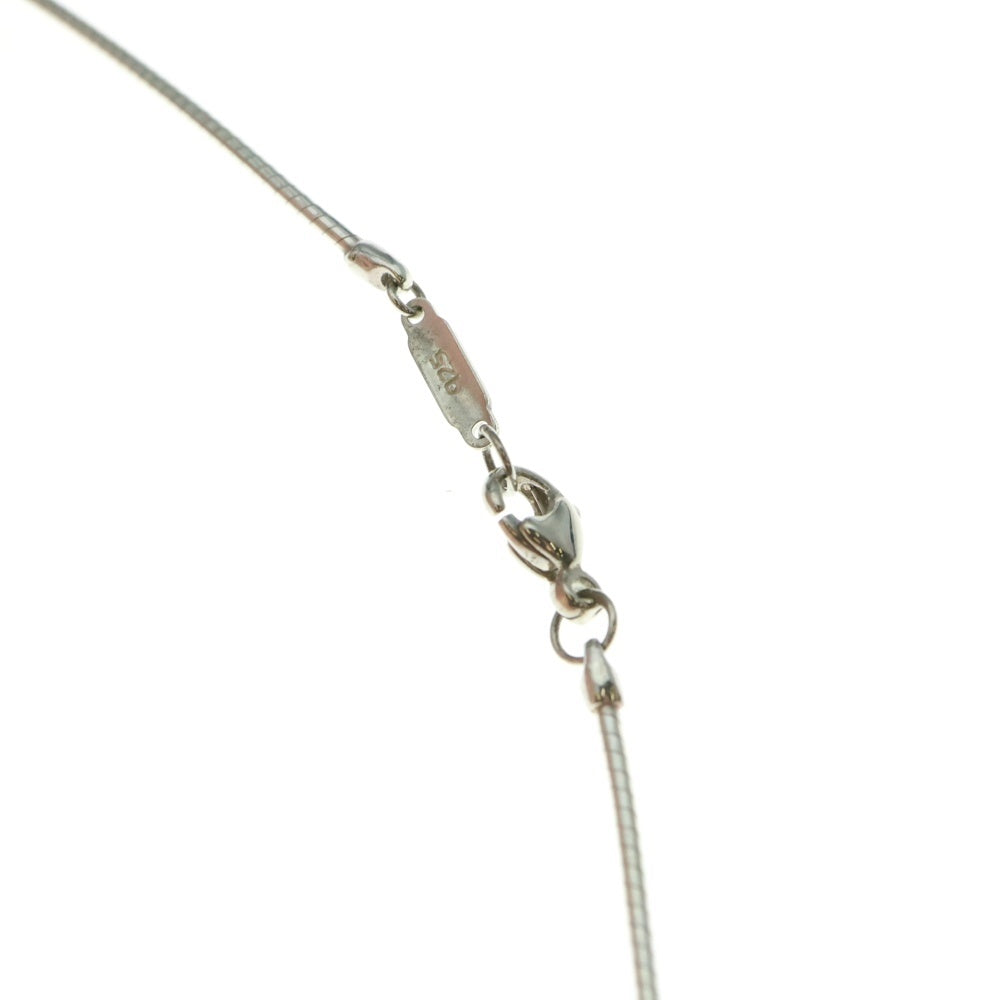 TIFFANY&Co(ティファニー) オープンクロス ネックレス ペンダント スネークチェーン シルバー SV925 6.5g