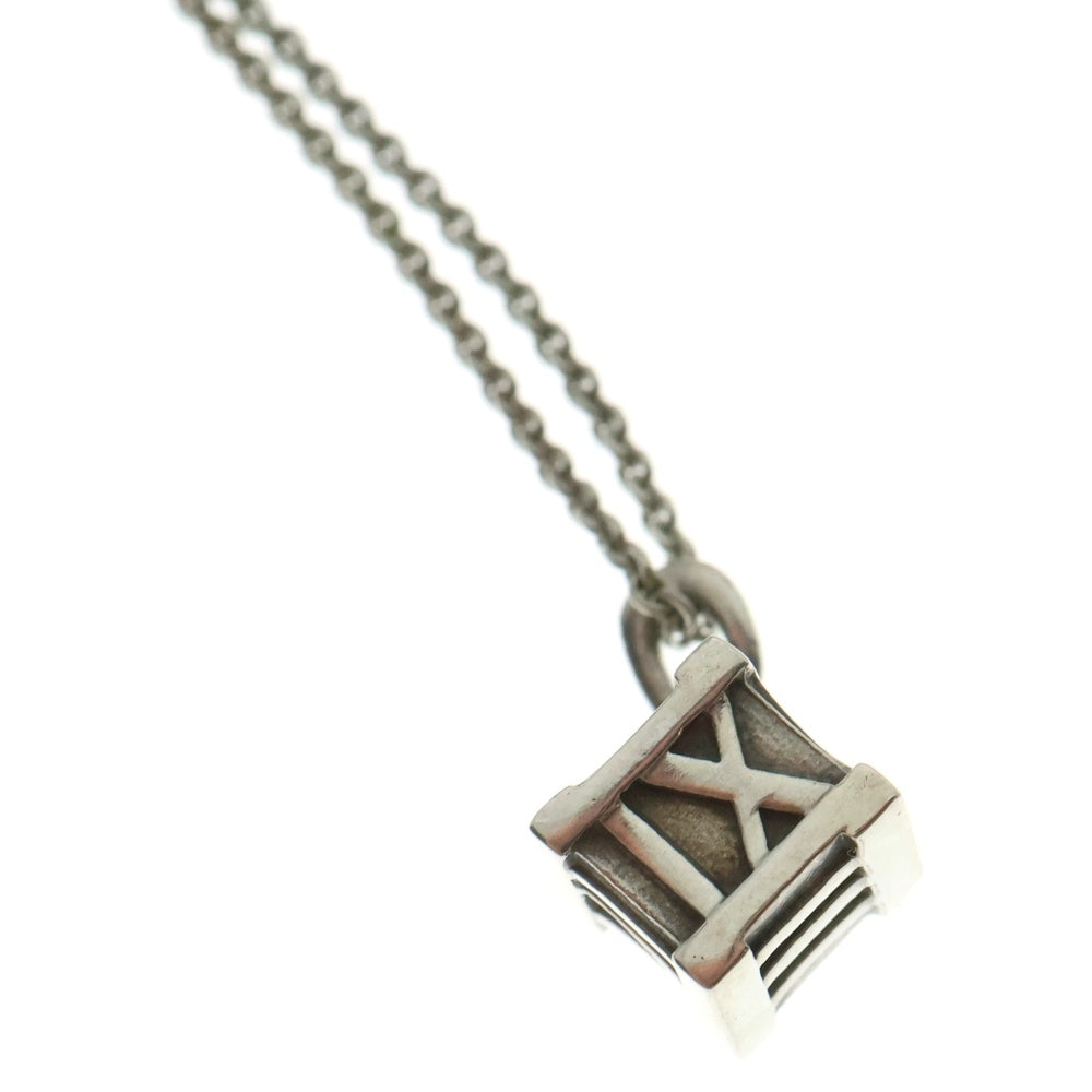 TIFFANY&Co(ティファニー) アトラス キューブ ネックレス ペンダント チェーン シルバー SV925 7g