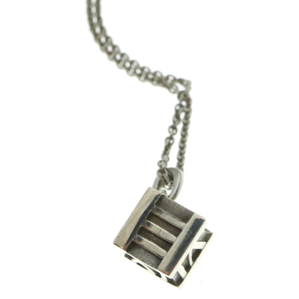 TIFFANY&Co(ティファニー) アトラス キューブ ネックレス ペンダント チェーン シルバー SV925 7g