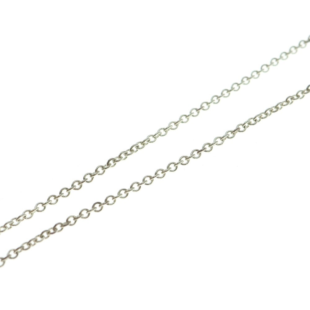 TIFFANY&Co(ティファニー) オープンハート 1PD ダイヤ付チェーンネックレス SV925 シルバー レディース