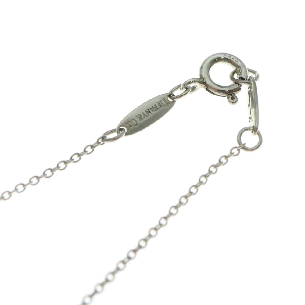TIFFANY&Co(ティファニー) オープンハート 1PD ダイヤ付チェーンネックレス SV925 シルバー レディース