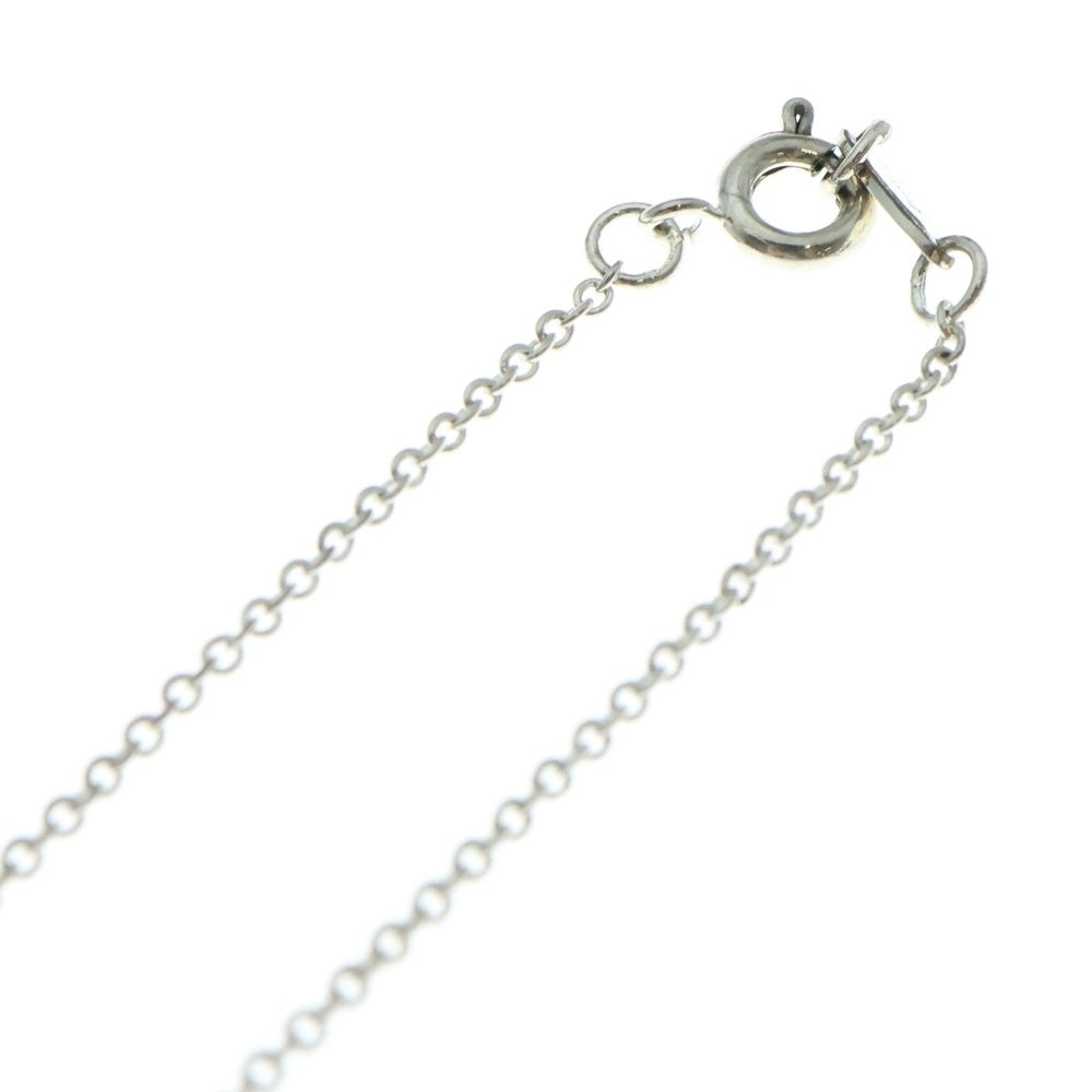 TIFFANY&Co(ティファニー) プレゼントボックス ネックレス ペンダント チェーン シルバー×ティファニーブルー SV925 11.1g