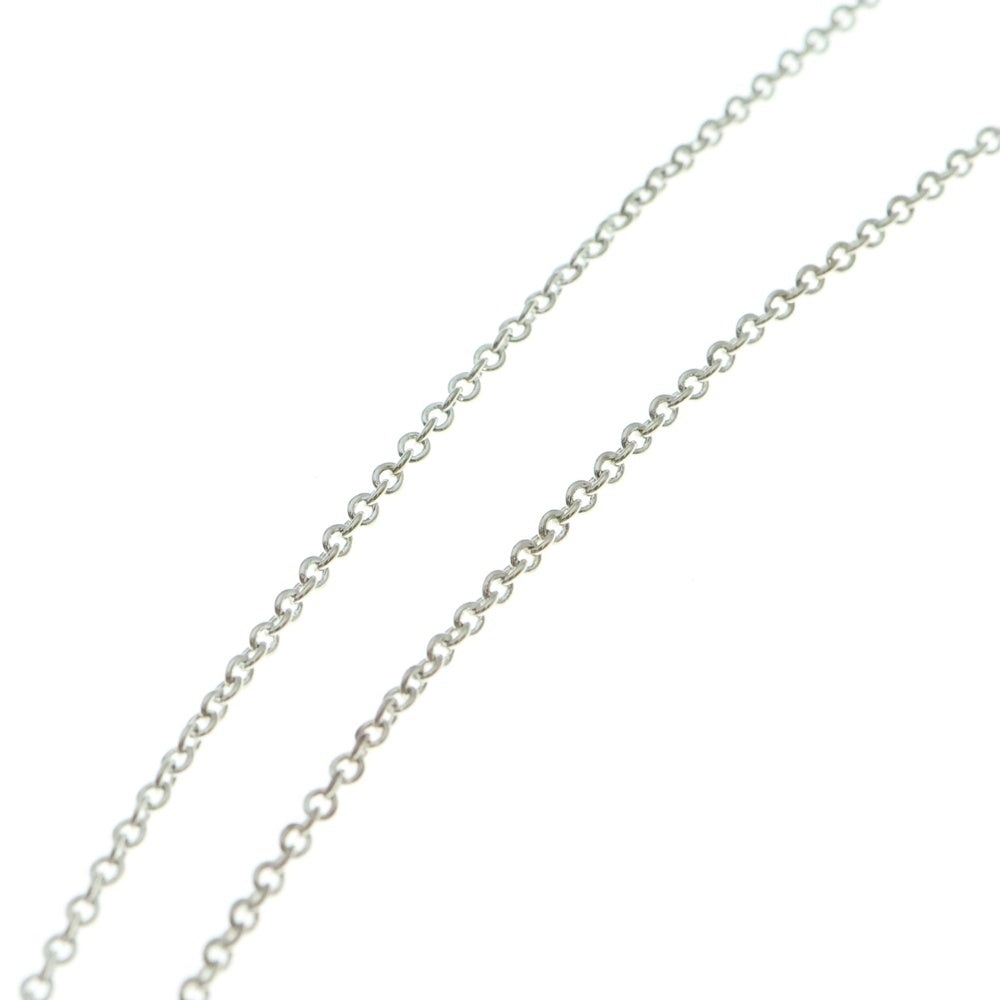 TIFFANY&Co(ティファニー) プレゼントボックス ネックレス ペンダント チェーン シルバー×ティファニーブルー SV925 11.1g