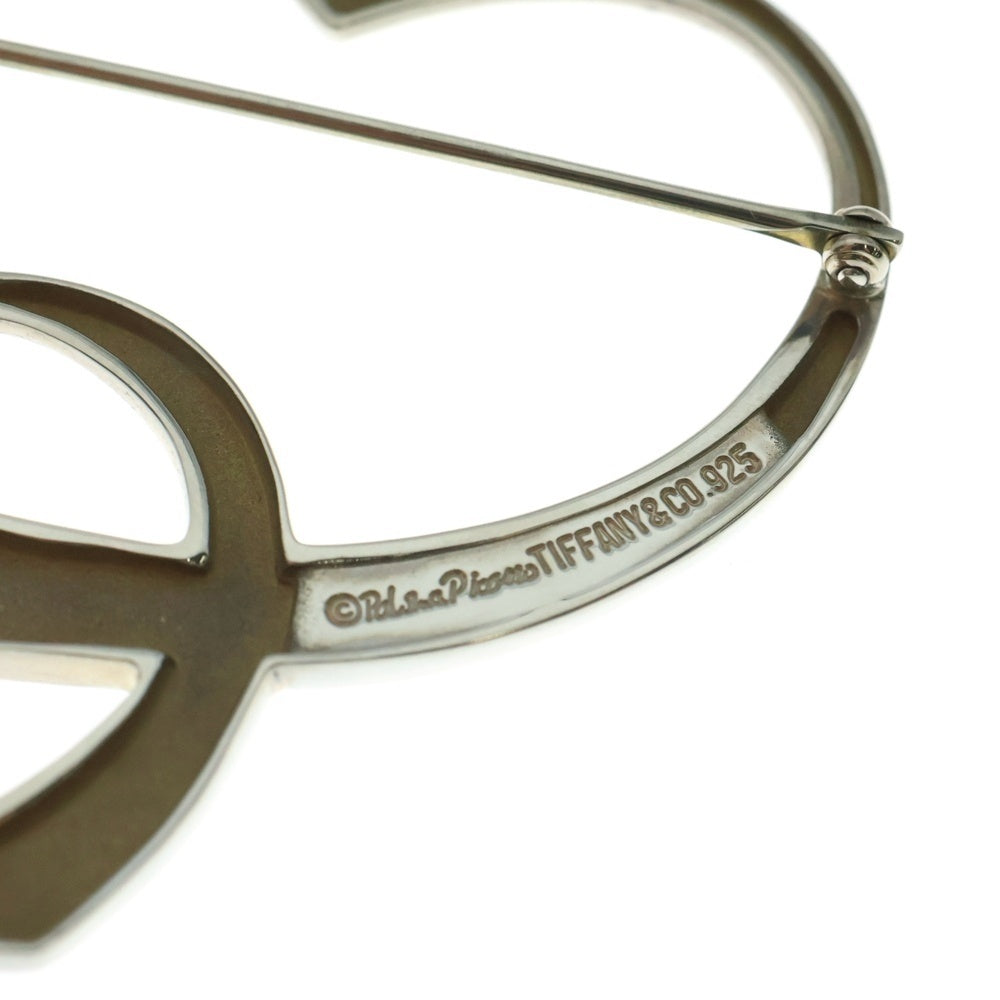 TIFFANY&Co(ティファニー) パロマピカソ オープンハートキャット ブローチ ピンバッジ シルバー