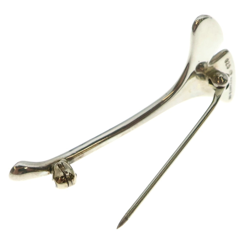 TIFFANY&Co(ティファニー) イチョウモチーフ ブローチ ピンバッジ シルバー