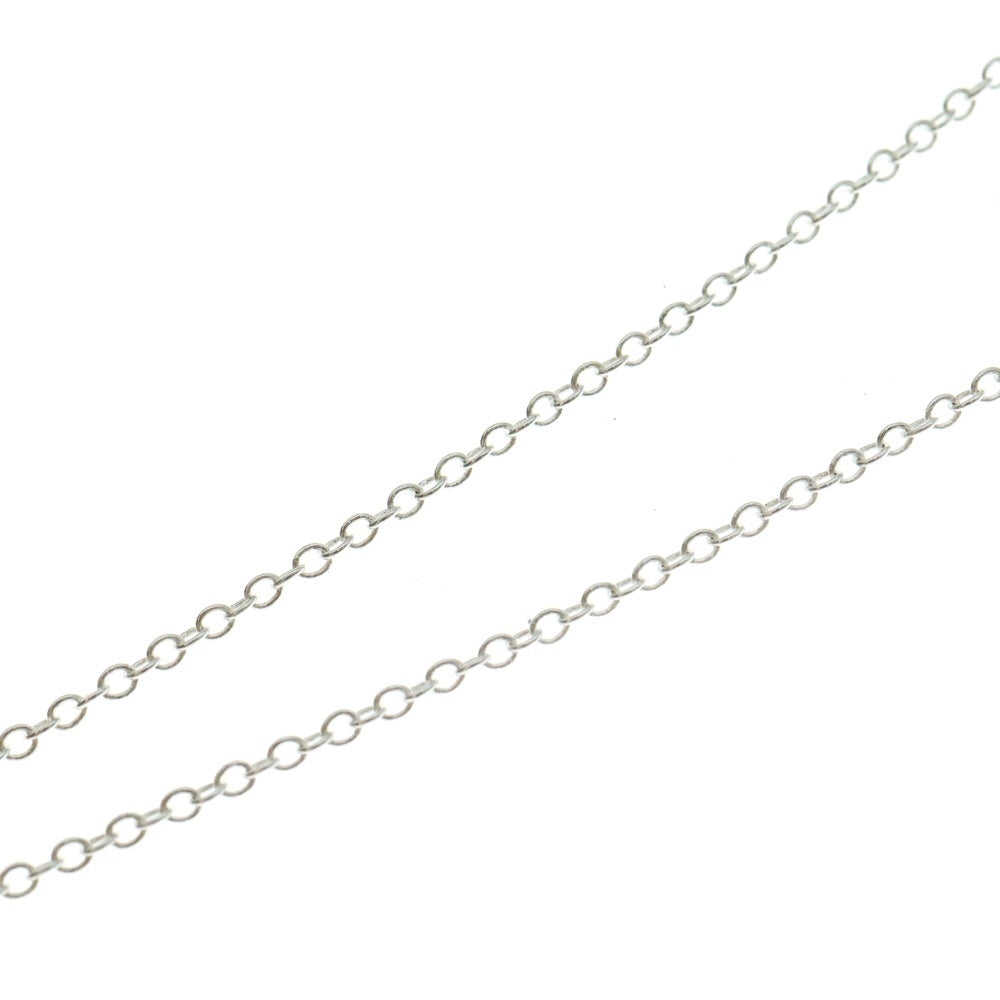 TIFFANY&Co(ティファニー) バッグモチーフ ネックレス ペンダント チェーン シルバー×エメラルドグリーン