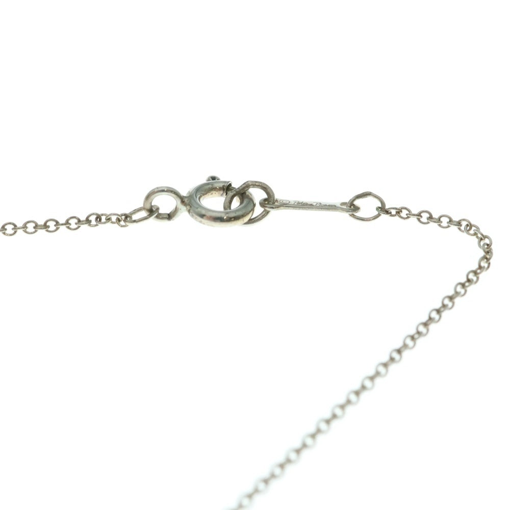 TIFFANY&Co(ティファニー) パロマピカソ クラウンオブハート 1Pピンクサファイア ネックレス ペンダント チェーン シルバー