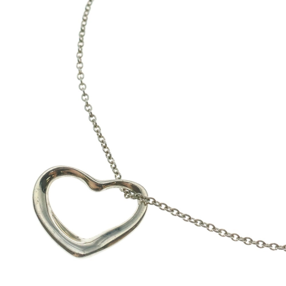 TIFFANY&Co(ティファニー) オープンハート ネックレス ペンダント チェーン シルバー SV925 2g