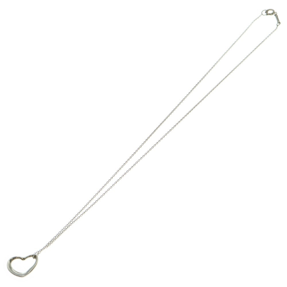 TIFFANY&Co(ティファニー) オープンハート ネックレス ペンダント チェーン シルバー SV925 2g