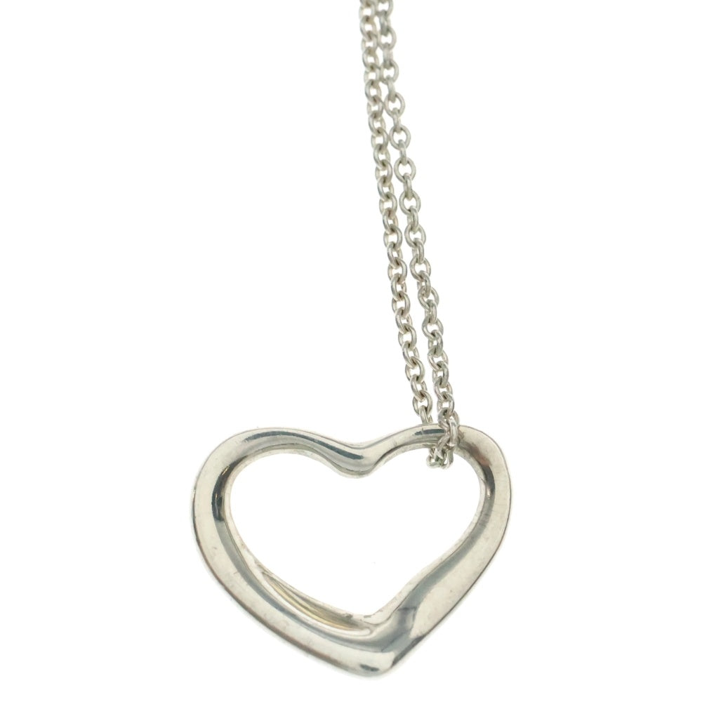 TIFFANY&Co(ティファニー) オープンハート ネックレス ペンダント チェーン シルバー SV925 2g