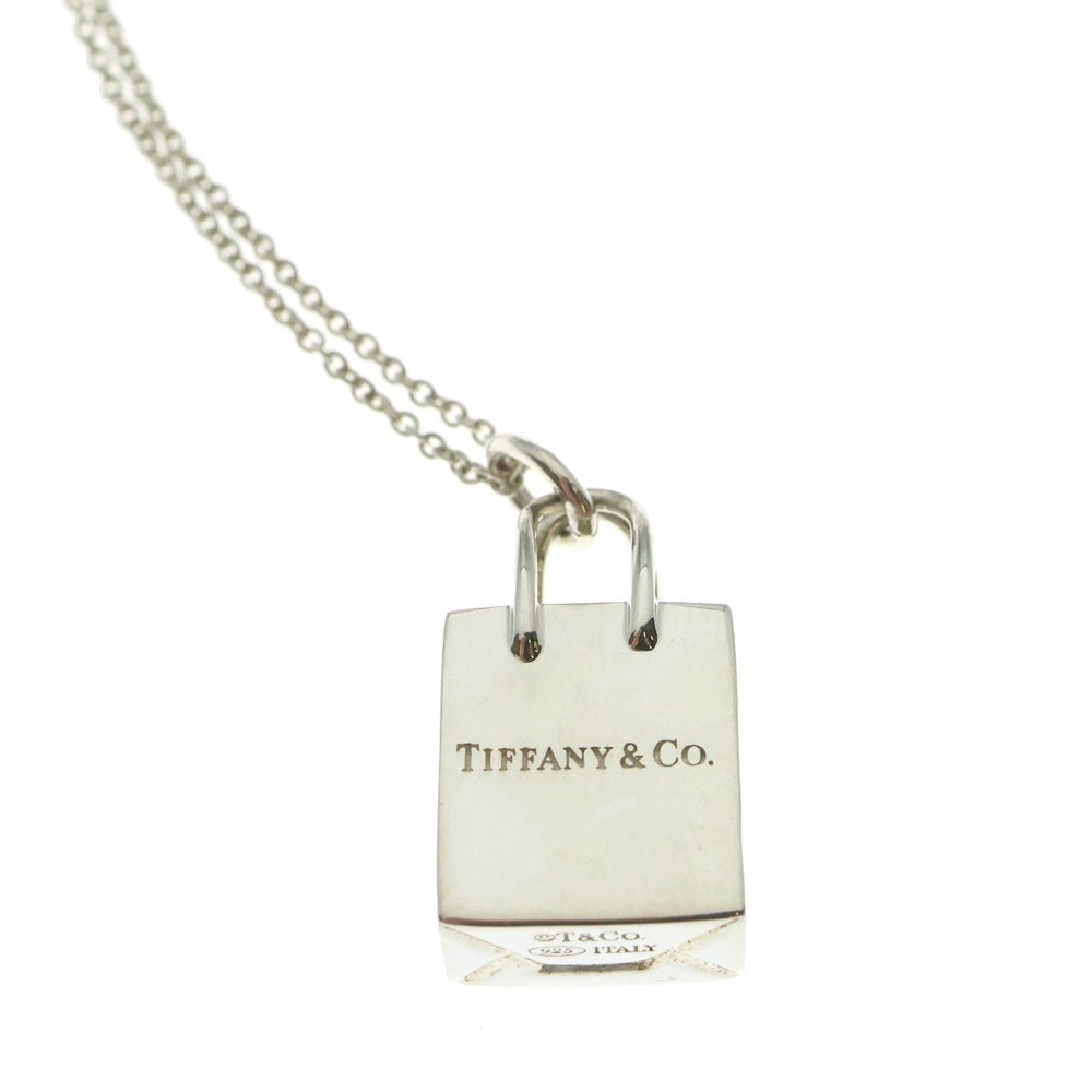 TIFFANY&Co(ティファニー) ショッピングバッグ ネックレス ペンダント シルバー チェーン SV925 5.2g