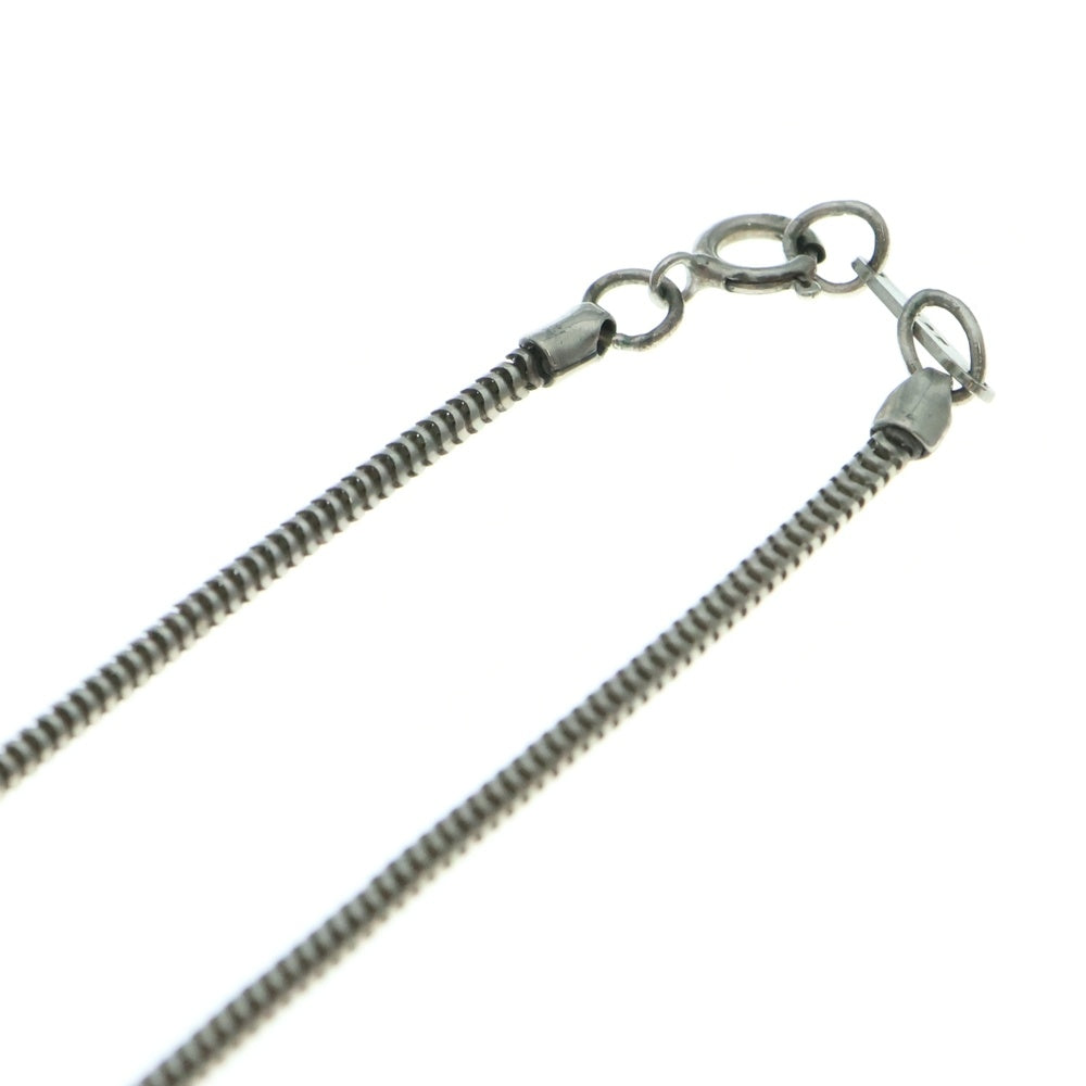 TIFFANY&Co(ティファニー) 1837 ナロー バー ネックレス ペンダント スネークチェーン シルバー SV925 12.6g