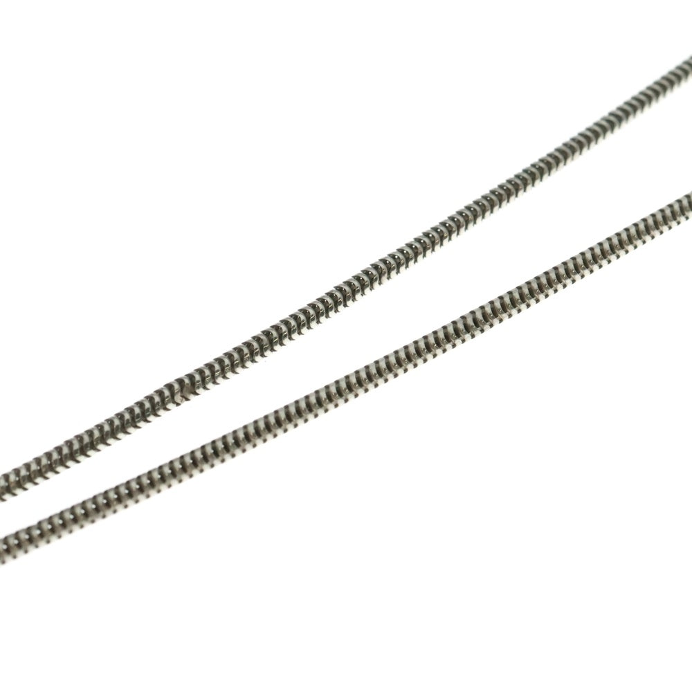 TIFFANY&Co(ティファニー) 1837 ナロー バー ネックレス ペンダント スネークチェーン シルバー SV925 12.6g
