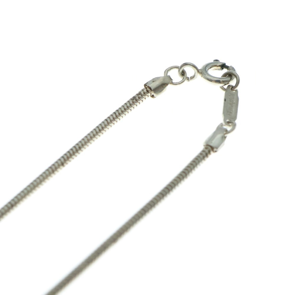 TIFFANY&Co(ティファニー) 1837 ナロー バー ネックレス ペンダント スネークチェーン シルバー