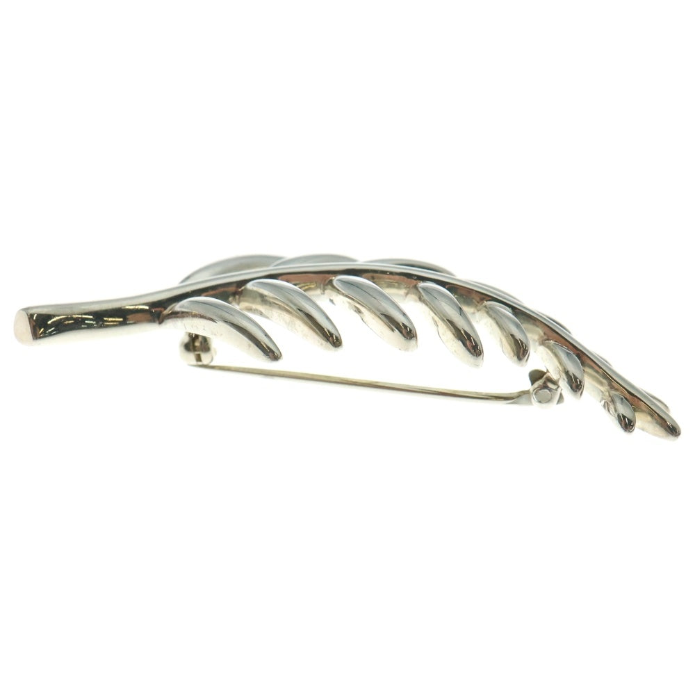 TIFFANY&Co(ティファニー) リーフモチーフ ブローチ ピンバッジ シルバー