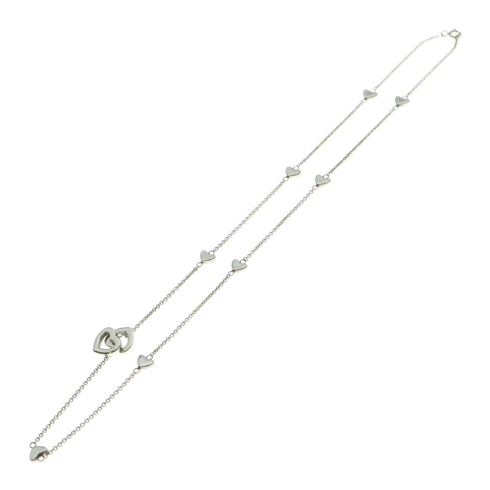 TIFFANY&Co(ティファニー) ハートリンクラリアット ネックレス ペンダント チェーン シルバー SV925 8.6g