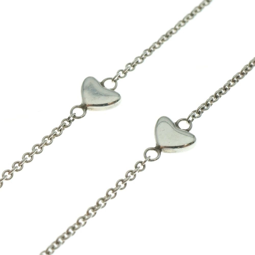 TIFFANY&Co(ティファニー) ハートリンクラリアット ネックレス ペンダント チェーン シルバー SV925 8.6g