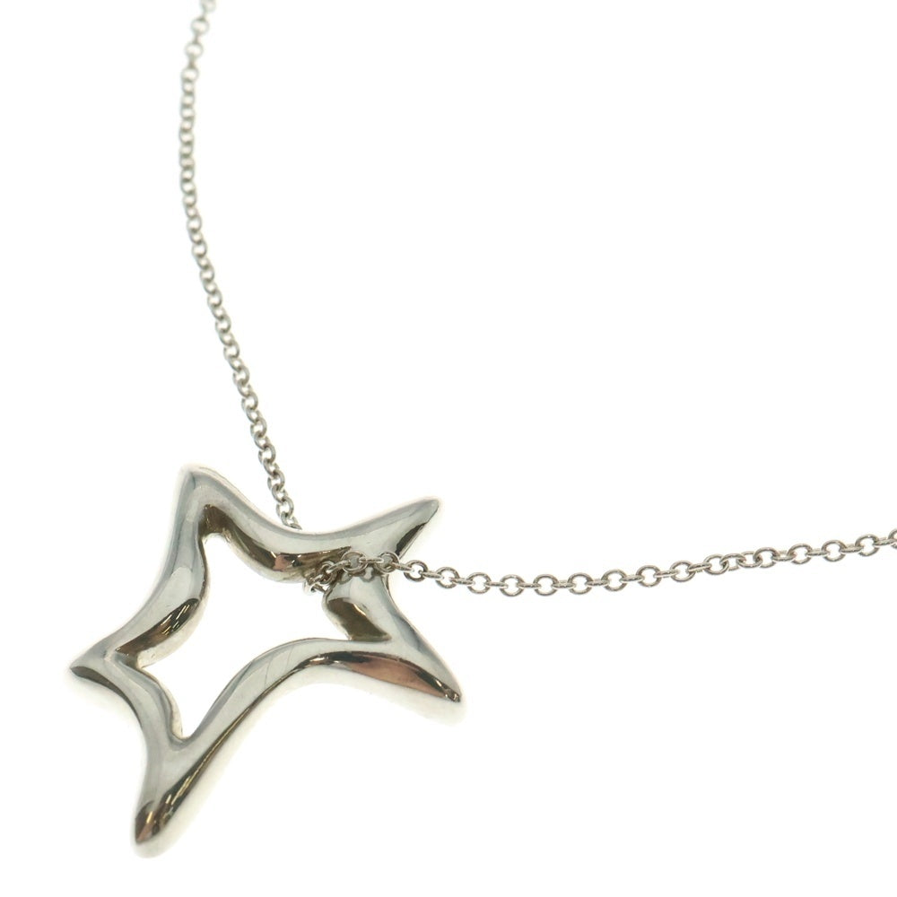 TIFFANY&Co(ティファニー) オープンスター ネックレス ペンダント チェーン シルバー SV925 4.2g