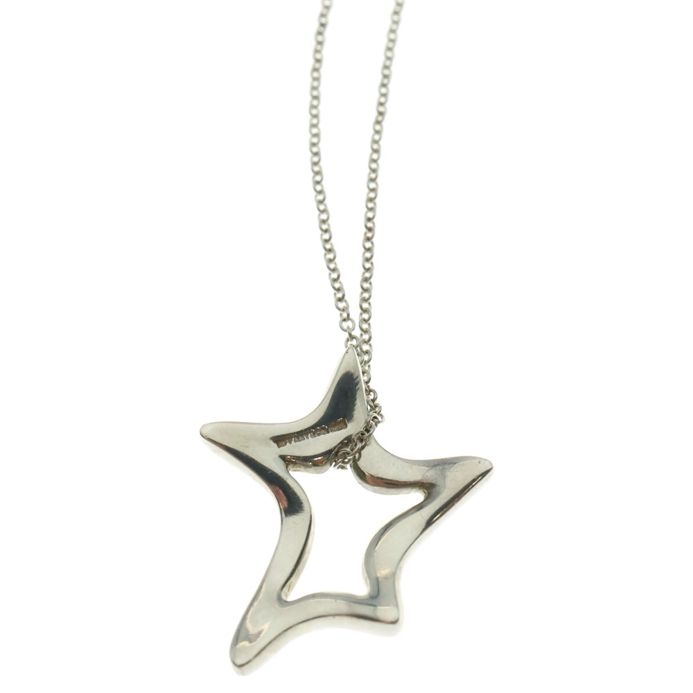 TIFFANY&Co(ティファニー) オープンスター ネックレス ペンダント チェーン シルバー SV925 4.2g