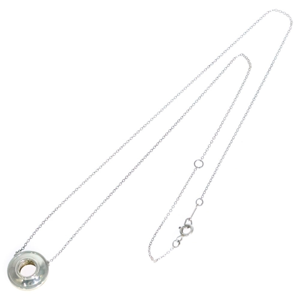 TIFFANY&Co(ティファニー) パロマピカソ マジックサークル ネックレス ペンダント チェーン シルバー×ゴールド SV925/K18 3.6g