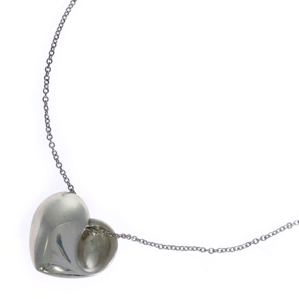 TIFFANY&Co(ティファニー) フォールドハート チェーンネックレス SV925 シルバー レディース